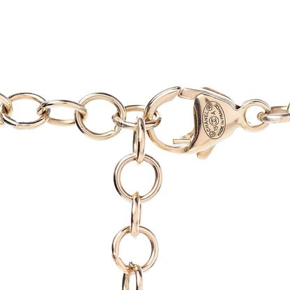 Chanel Graduated Pearl Crystal CC Long Necklace Gold 3 of 3
