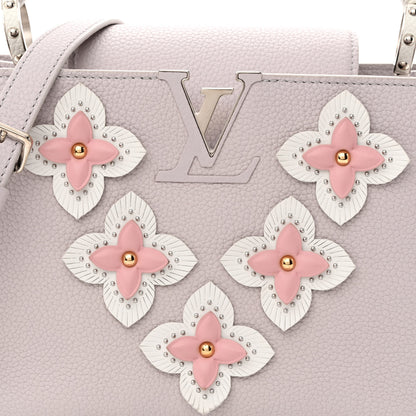 Louis Vuitton Taurillon Mechanical Flowers Capucines PM Purple 7 of 9