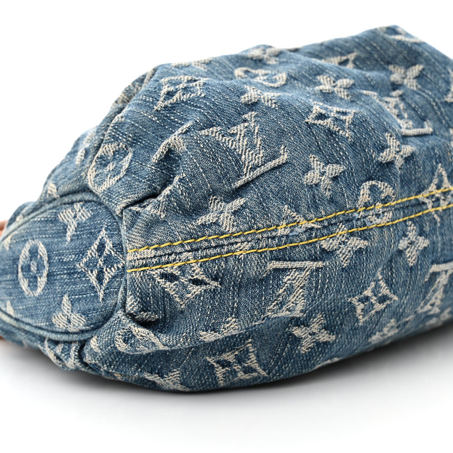 Monogram Denim Pleaty Blue