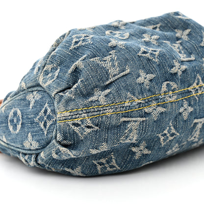 Louis Vuitton Monogram Denim Pleaty Blue 8 of 9