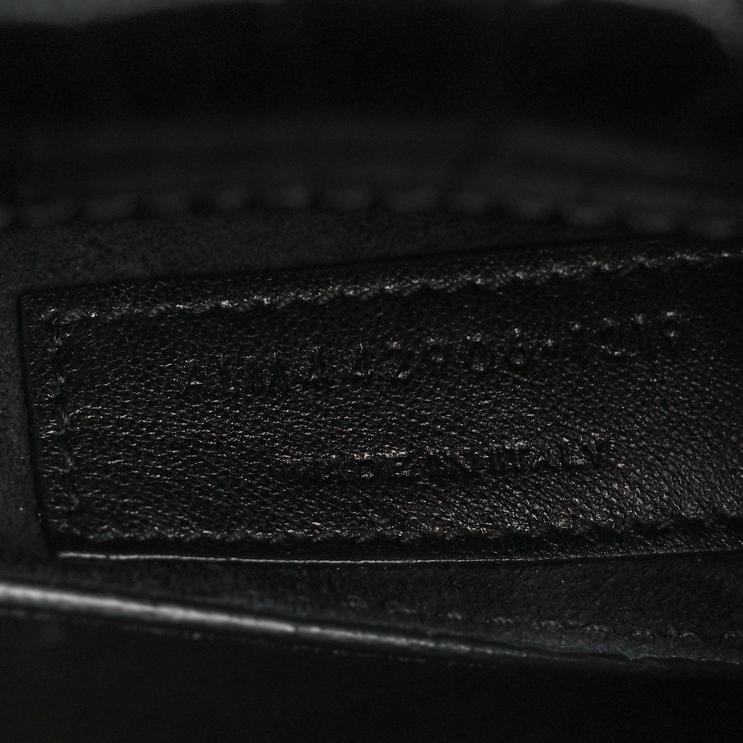 Calfskin Crocodile Embossed Medium Monogram Sunset Black