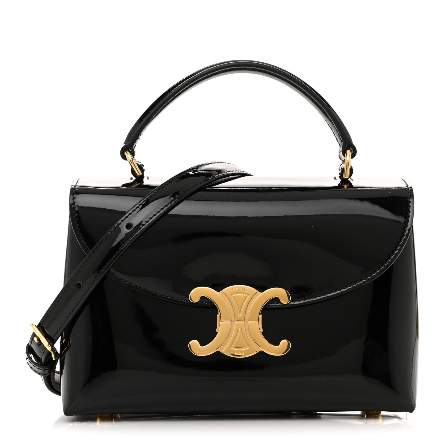 Patent Calfskin Teen Nino Black