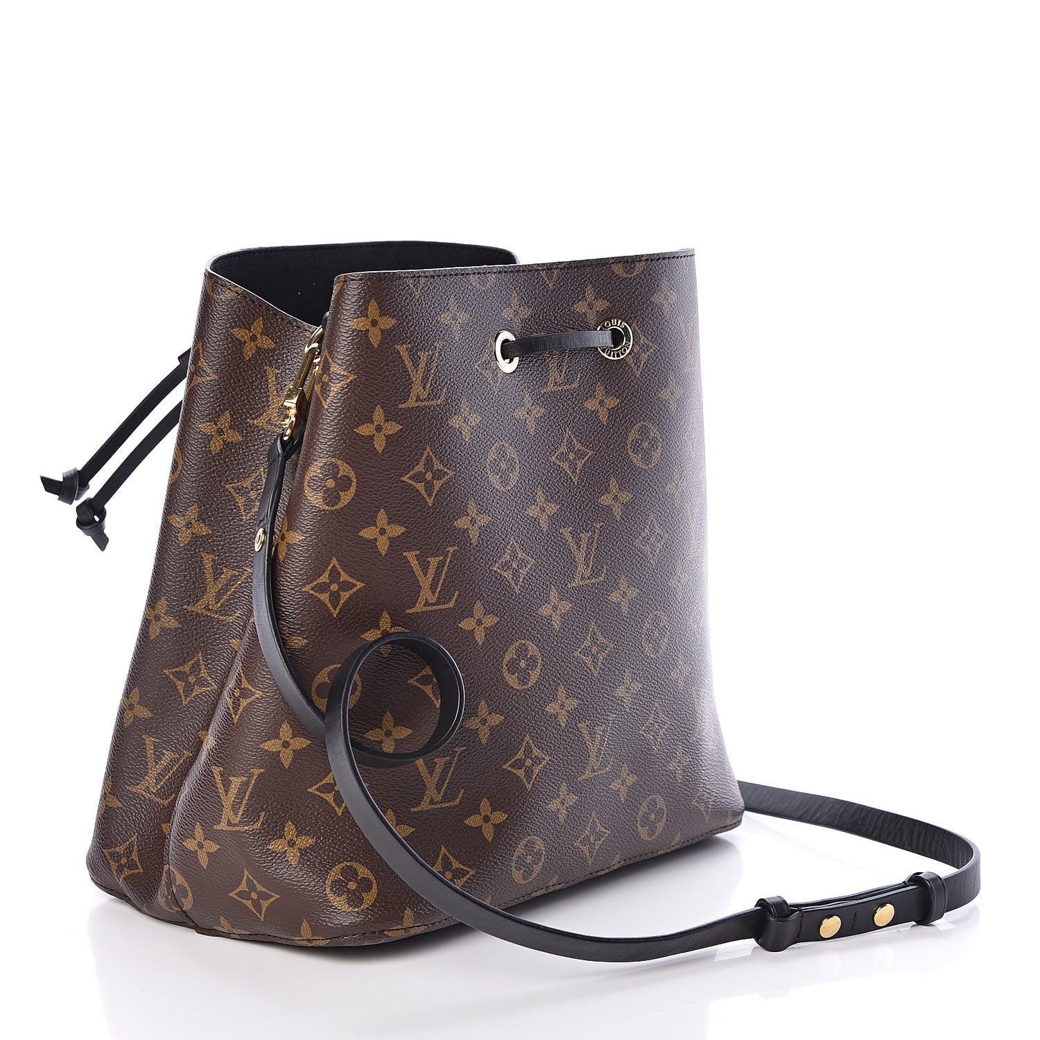 Louis Vuitton Monogram Neonoe MM Black 3 of 9