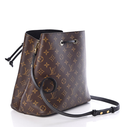 Louis Vuitton Monogram Neonoe MM Black 3 of 9
