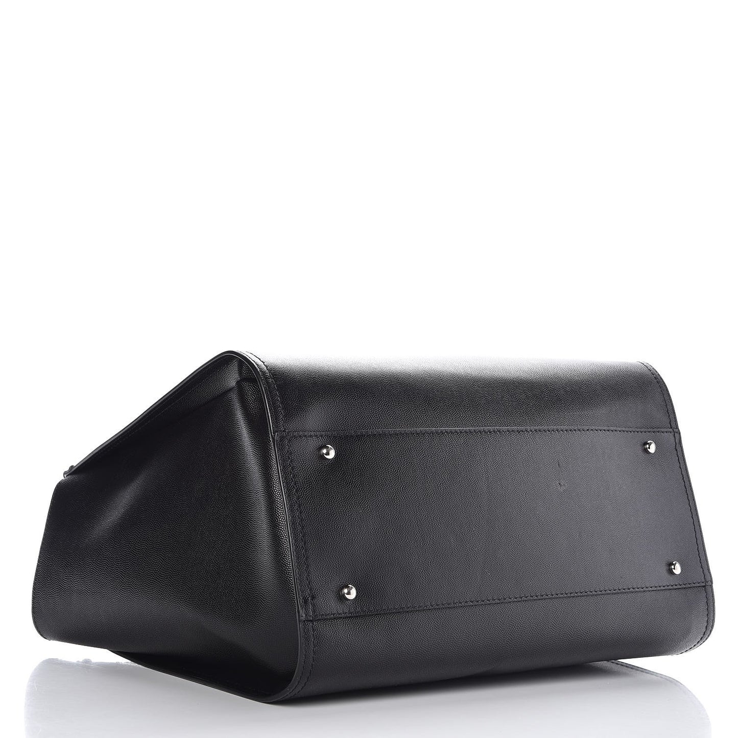 Caviar Medium Studded Deauville Tote Black