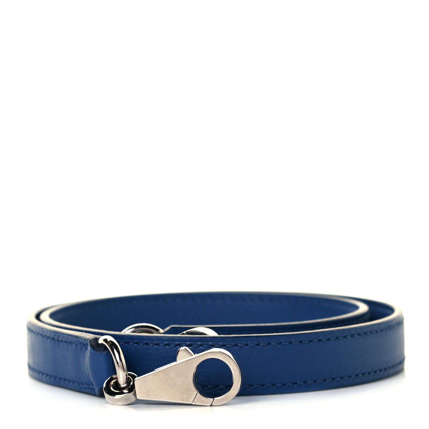 Calfskin Shoulder Strap Bleu Brighton
