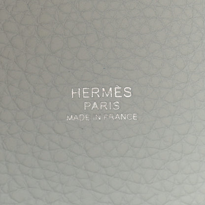 Hermes Taurillon Clemence Picotin Lock 18 PM Bleu Pale 6 of 10