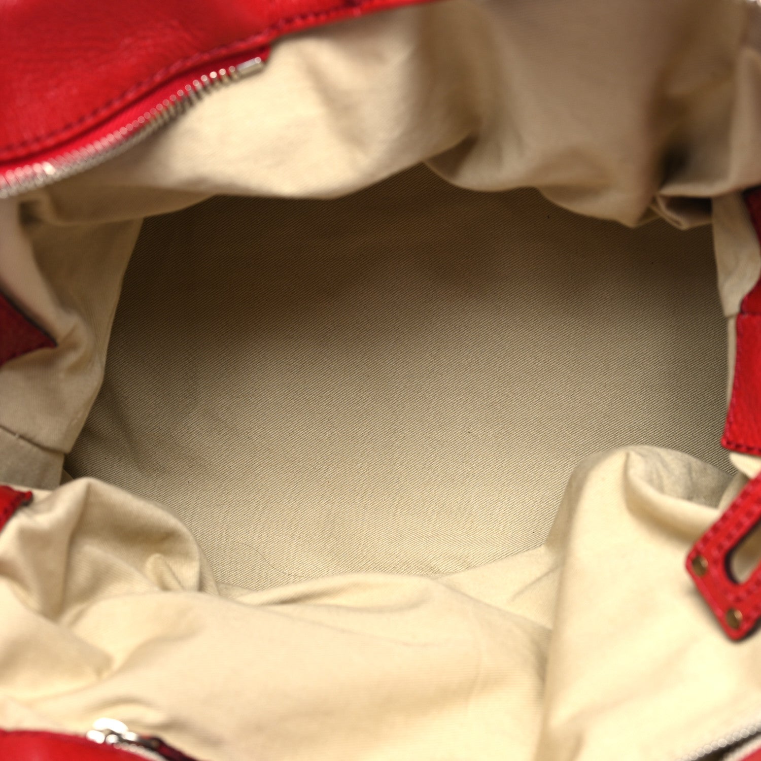 Chloe Calfskin Paddington Satchel Rouge 5 of 17