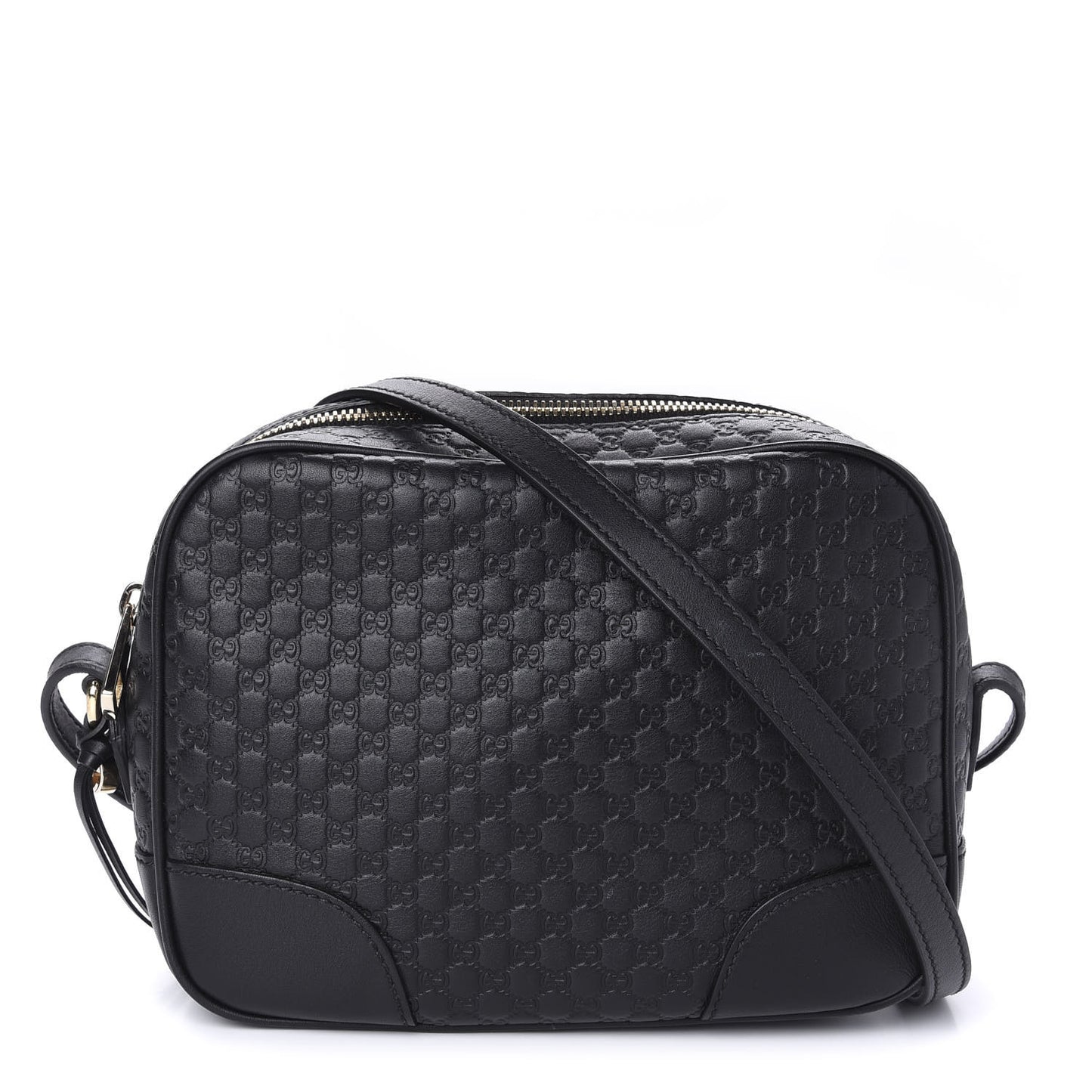 Microguccissima Mini Bree Messenger Bag Black
