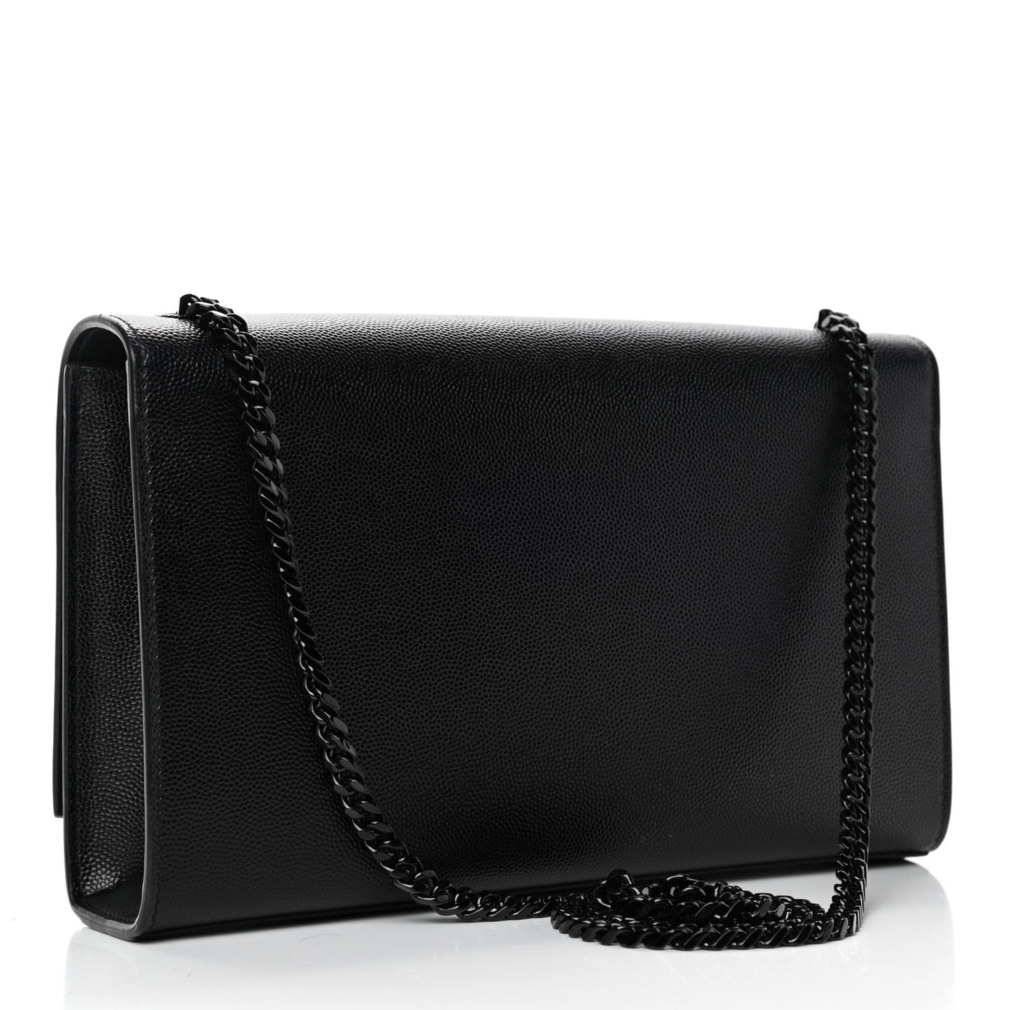 Grain De Poudre Medium Classic Monogram Kate Satchel Black