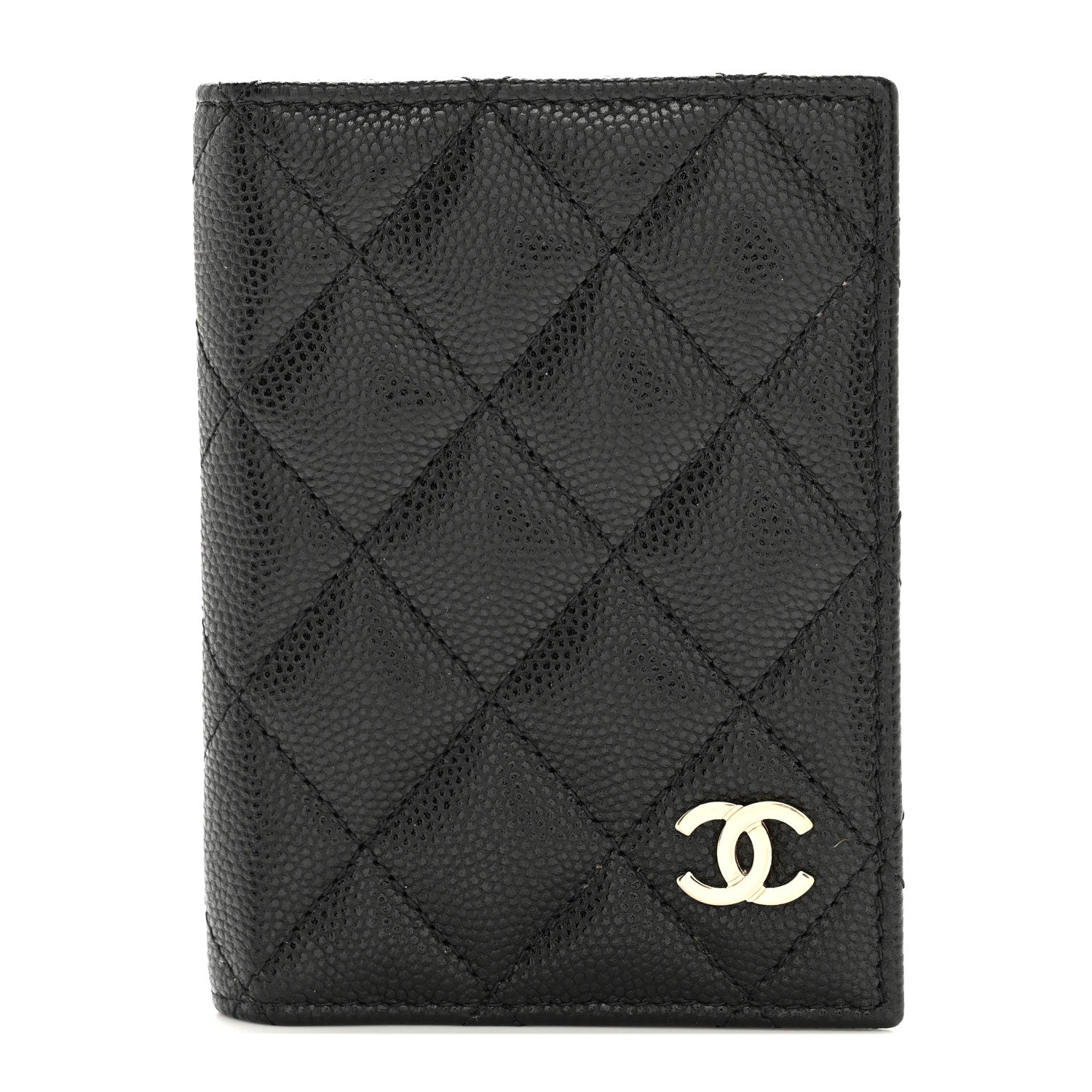 Chanel Caviar Quilted Card Holder Wallet Black 1 of 8