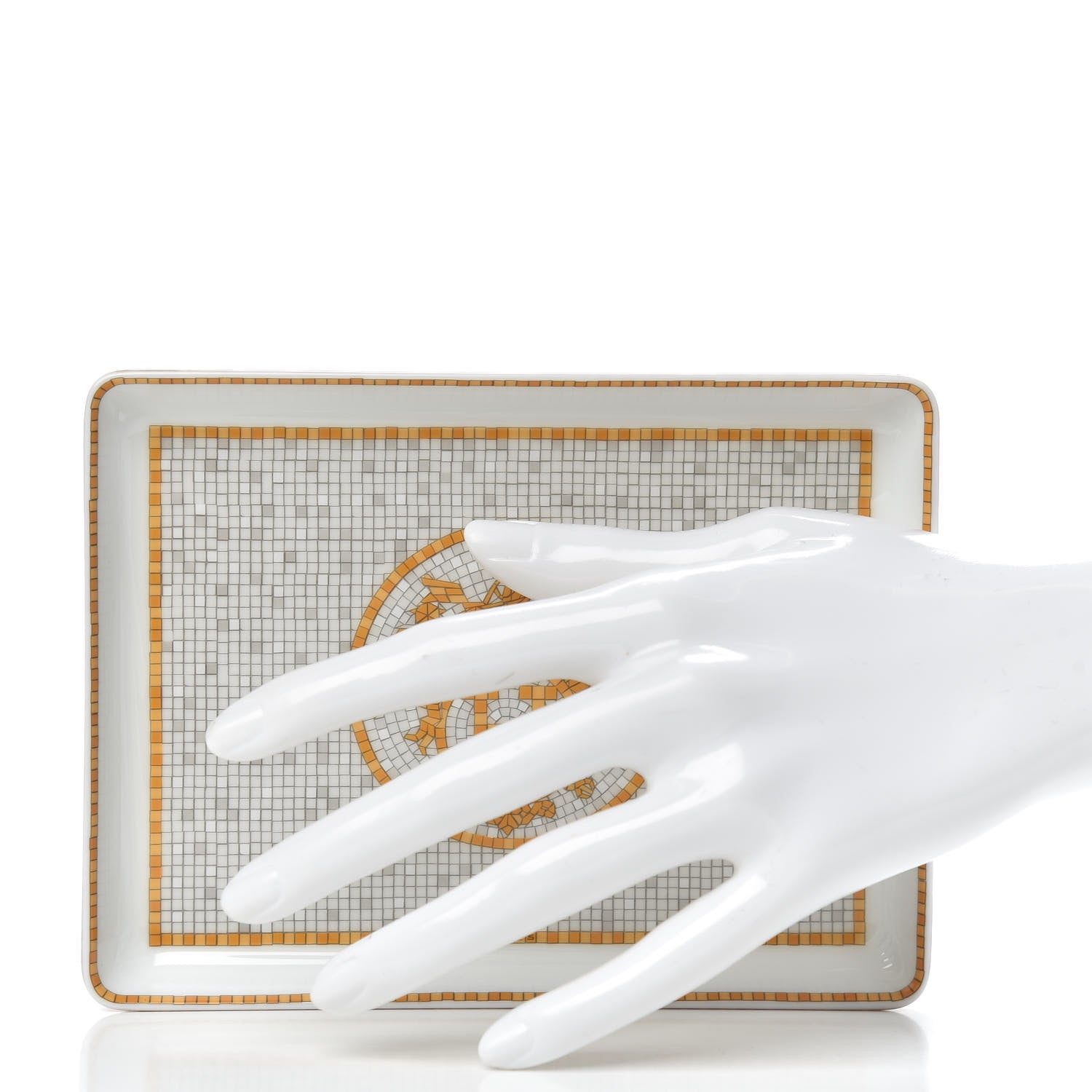 Hermes Porcelain Mosaique au 24 Sushi Plate 2 of 5