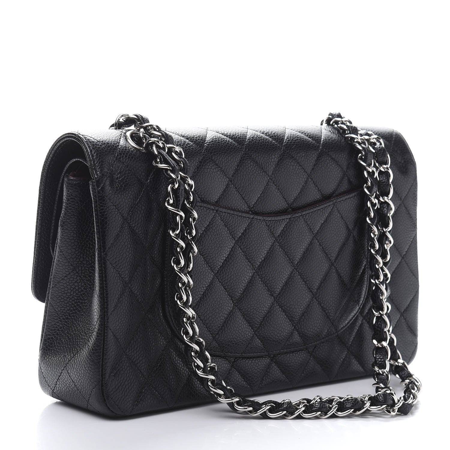 Chanel Caviar Quilted Medium Double Flap Black 3 of 11