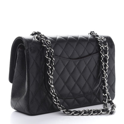 Chanel Caviar Quilted Medium Double Flap Black 3 of 11