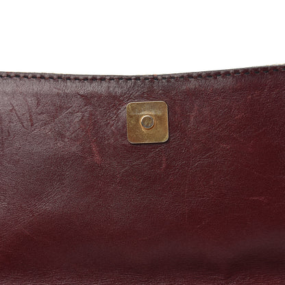 Gucci Monogram Studded Horsebit Clutch Bordeaux 13 of 14
