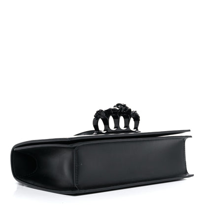 Alexander McQueen Calfskin Knuckle Shoulder Bag Black 4 of 22