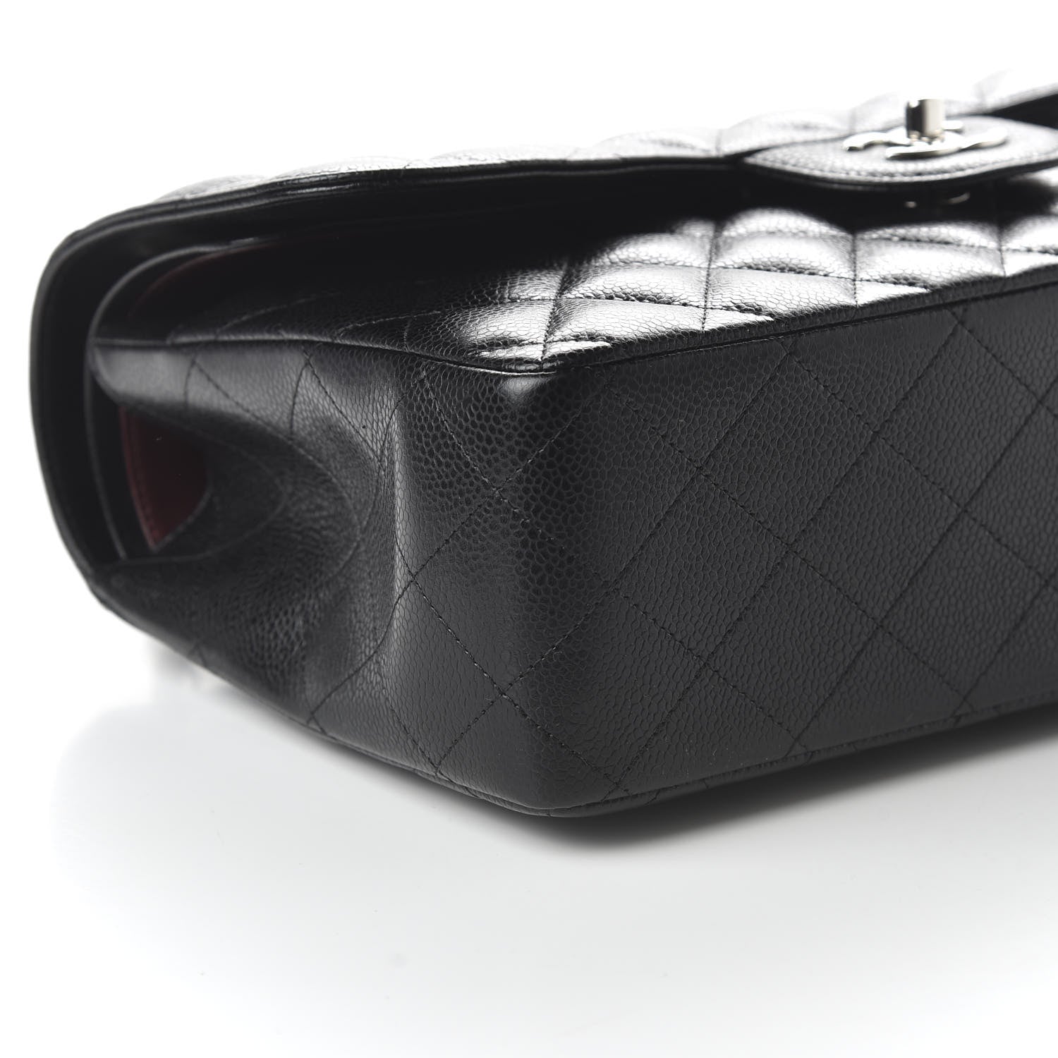 Chanel Caviar Quilted Jumbo Double Flap Black 6 of 11