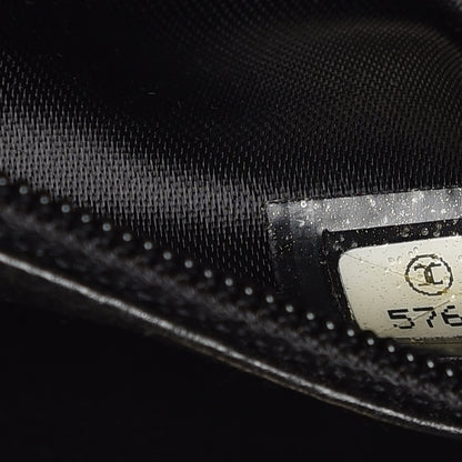 Chanel Lambskin Stitched Shoulder Bag Black 8 of 10