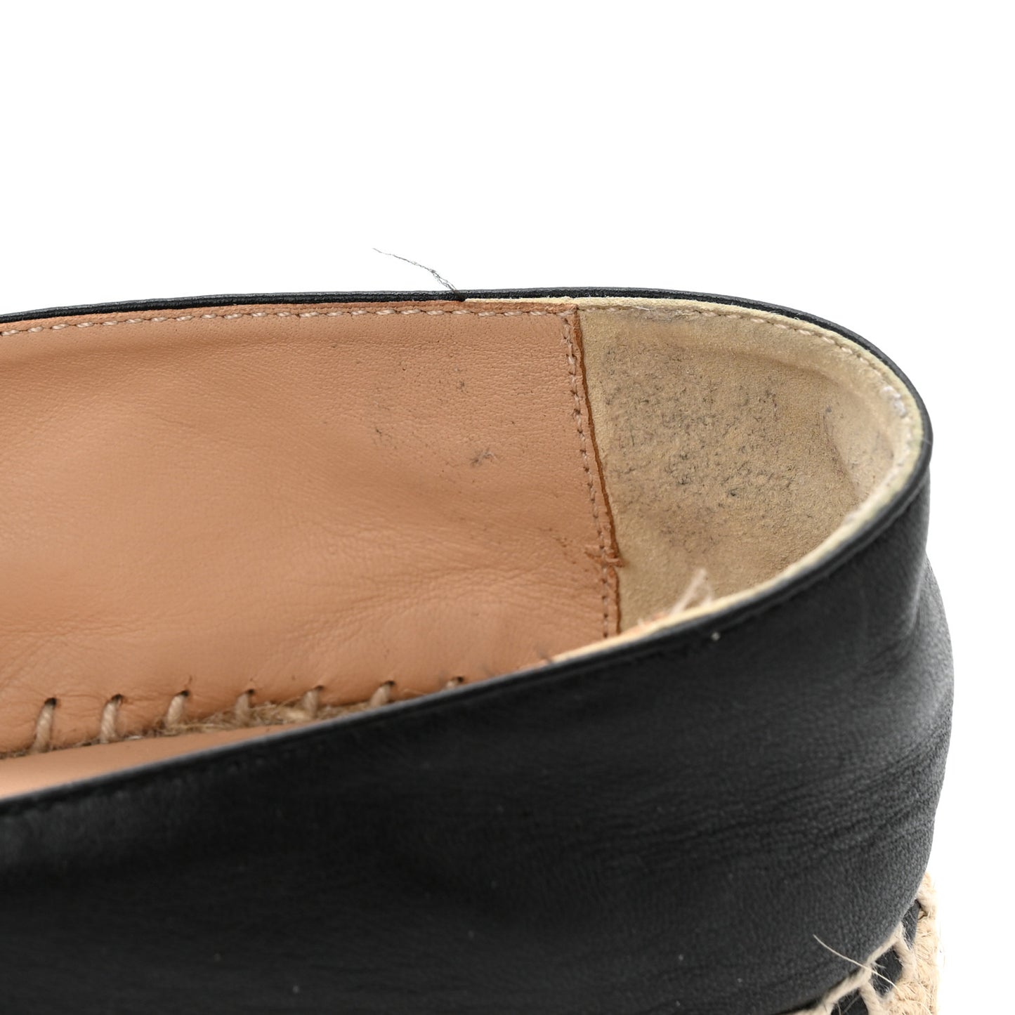 Lambskin CC Espadrilles 37 Black