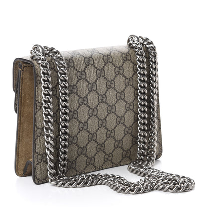 Gucci GG Supreme Monogram Mini Dionysus Shoulder Bag Taupe 3 of 10
