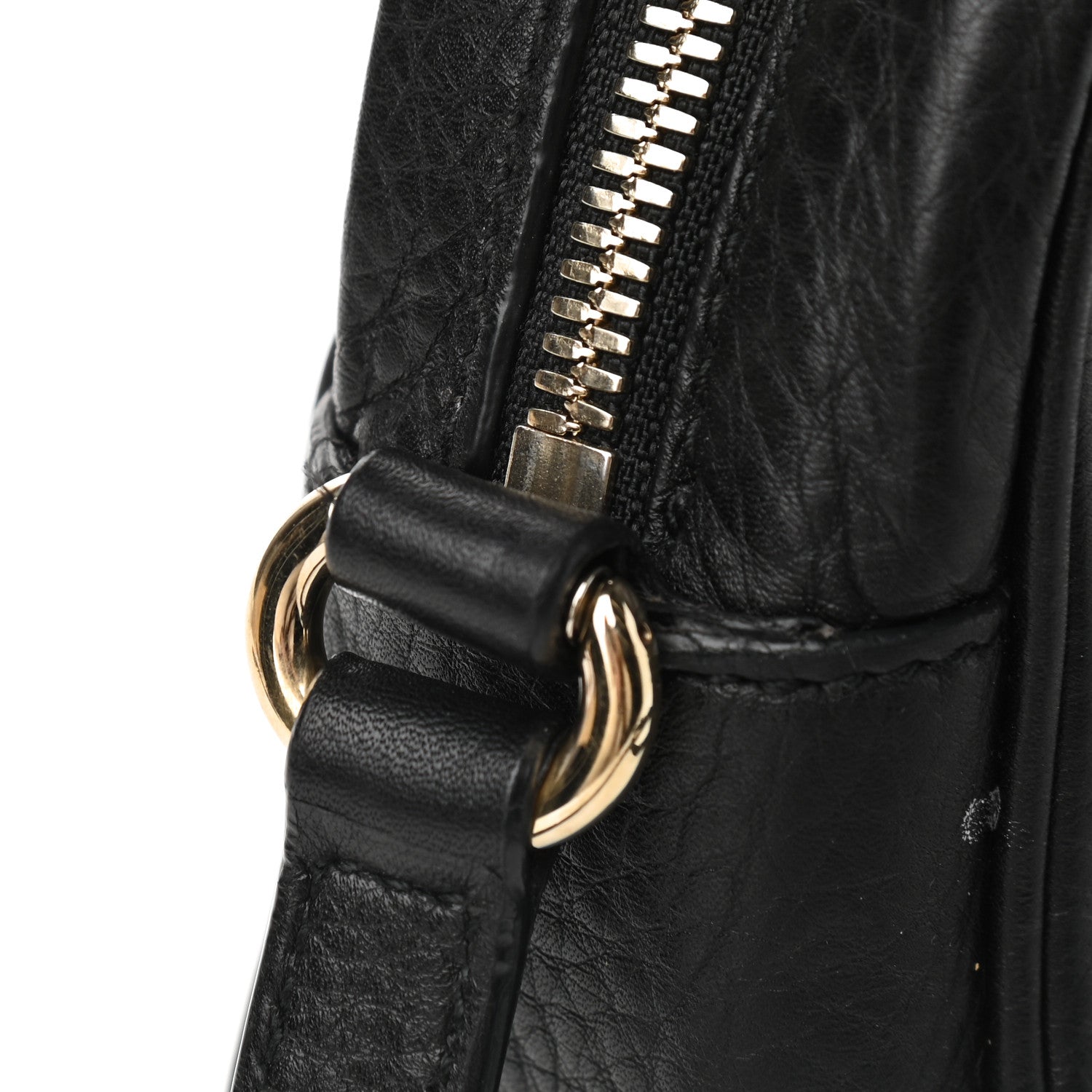 Gucci Pebbled Calfskin Small Soho Disco Bag Black 10 of 13