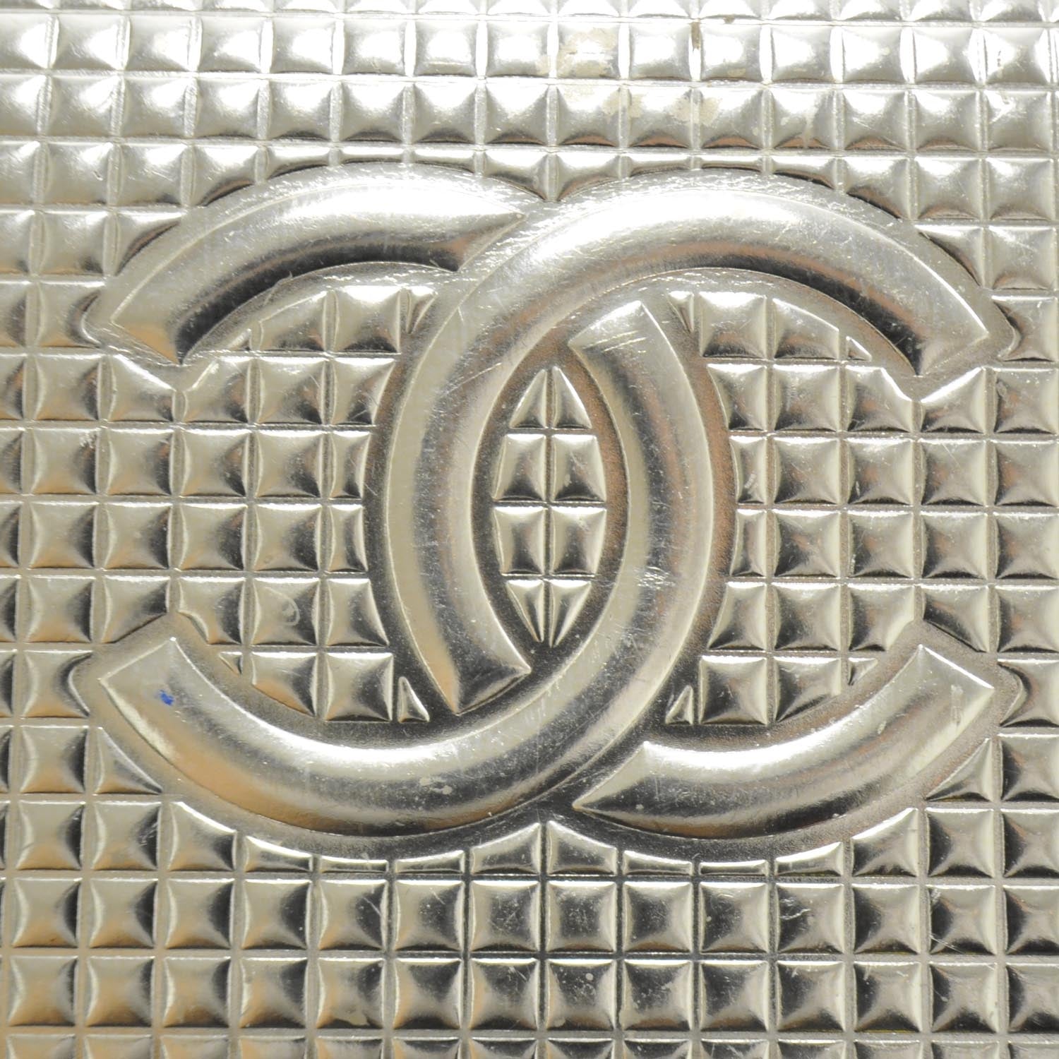 Chanel Leather Large CC Wallet Metallic Gold 6 of 10