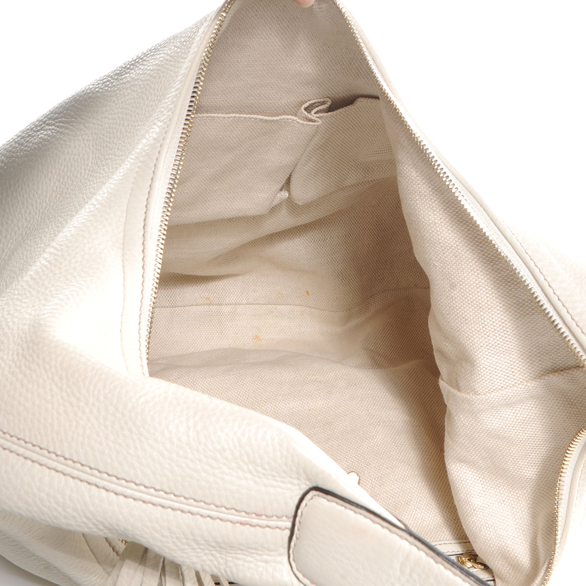 Gucci Cellarius Calfskin Soho Hobo Mystic White 5 of 7