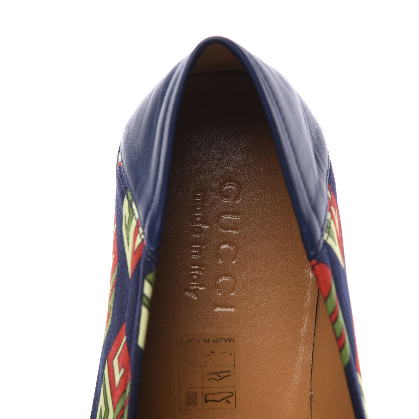 Satin Lambskin Mini GG Wallpaper Mens Brixton Horsebit Loafers 7.5 Royal Blue Blue Agata