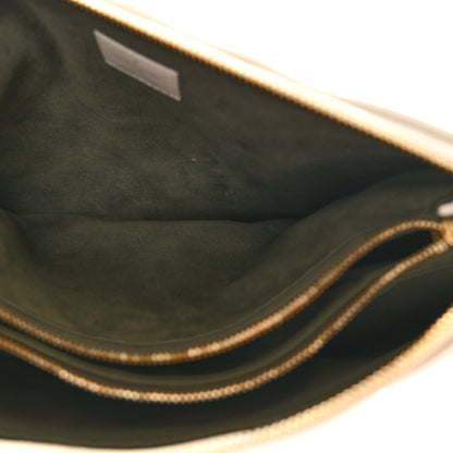 Louis Vuitton Lambskin Embossed Monogram Coussin PM Beige Cream 6 of 11