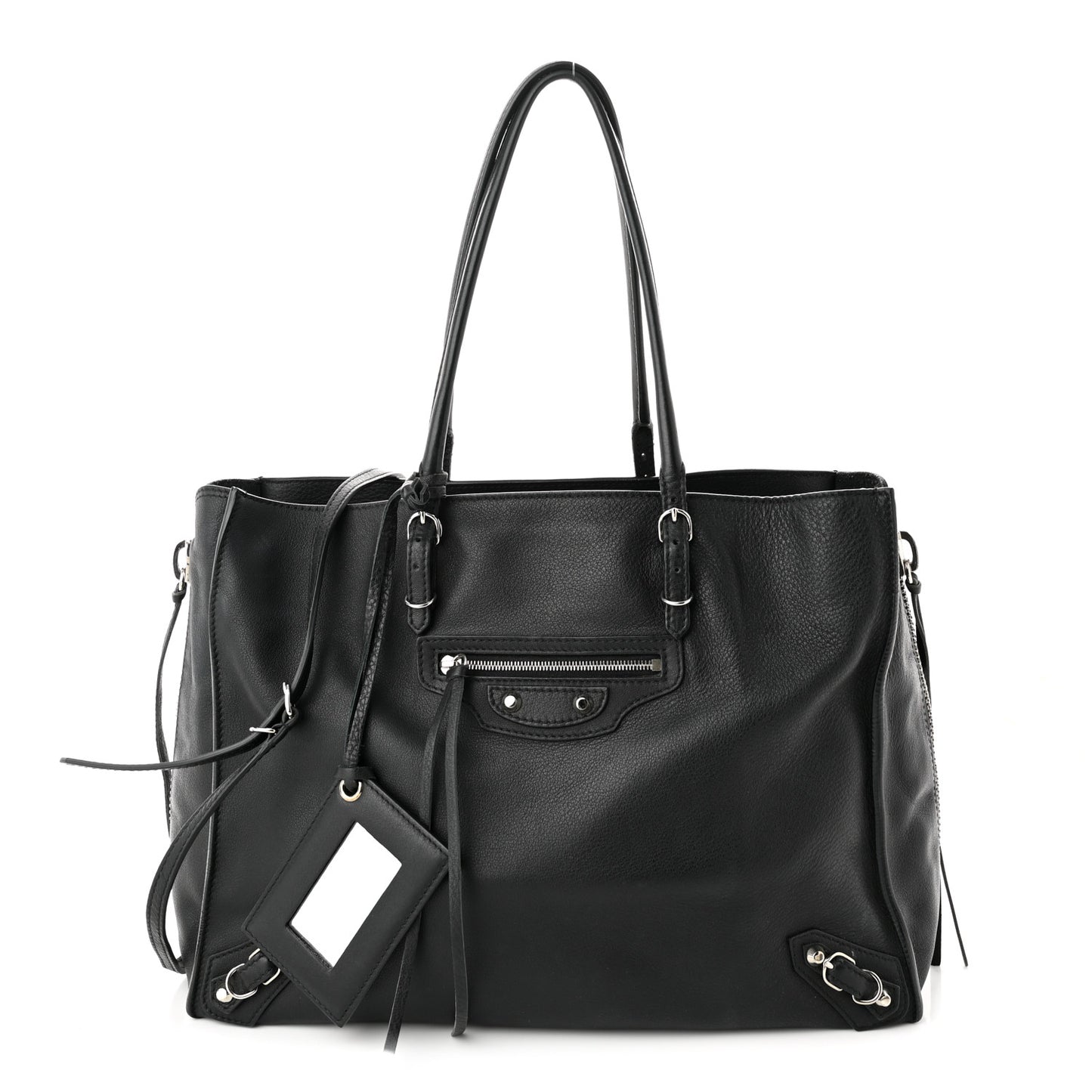 Veau Papier B4 Zip Around Tote Black