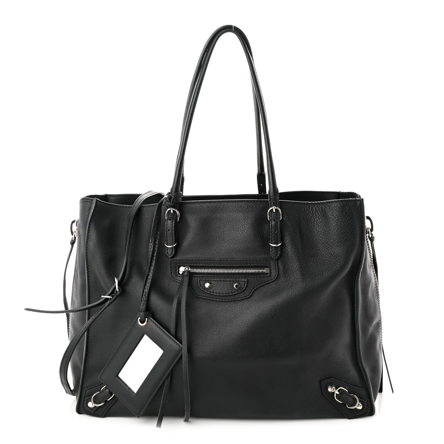 Balenciaga Veau Papier B4 Zip Around Tote Black 1 of 10