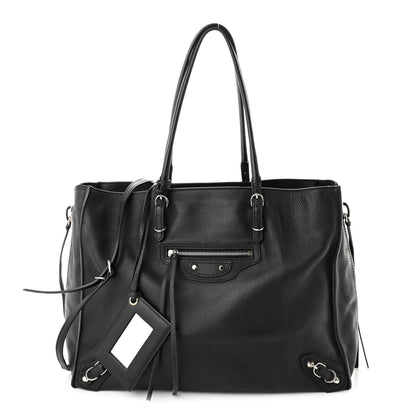 Balenciaga Veau Papier B4 Zip Around Tote Black 1 of 10