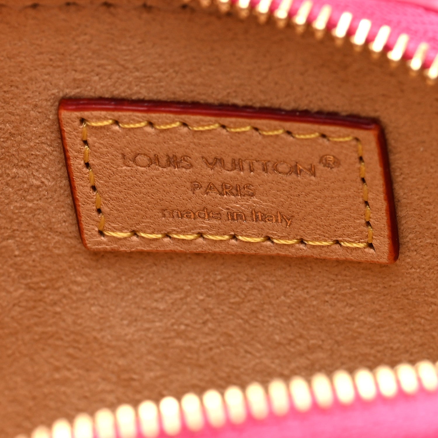 Louis Vuitton Vernis Monogram Micro Alma Bag Charm Key Holder Rose 6 of 6