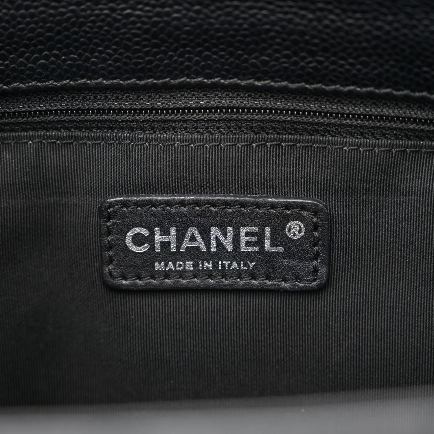 Chanel Caviar Quilted Grand Shopping Tote GST Black 6 of 14