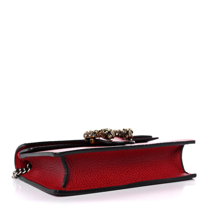 Gucci Calfskin Super Mini Dionysus Shoulder Bag Hibiscus Red 4 of 9