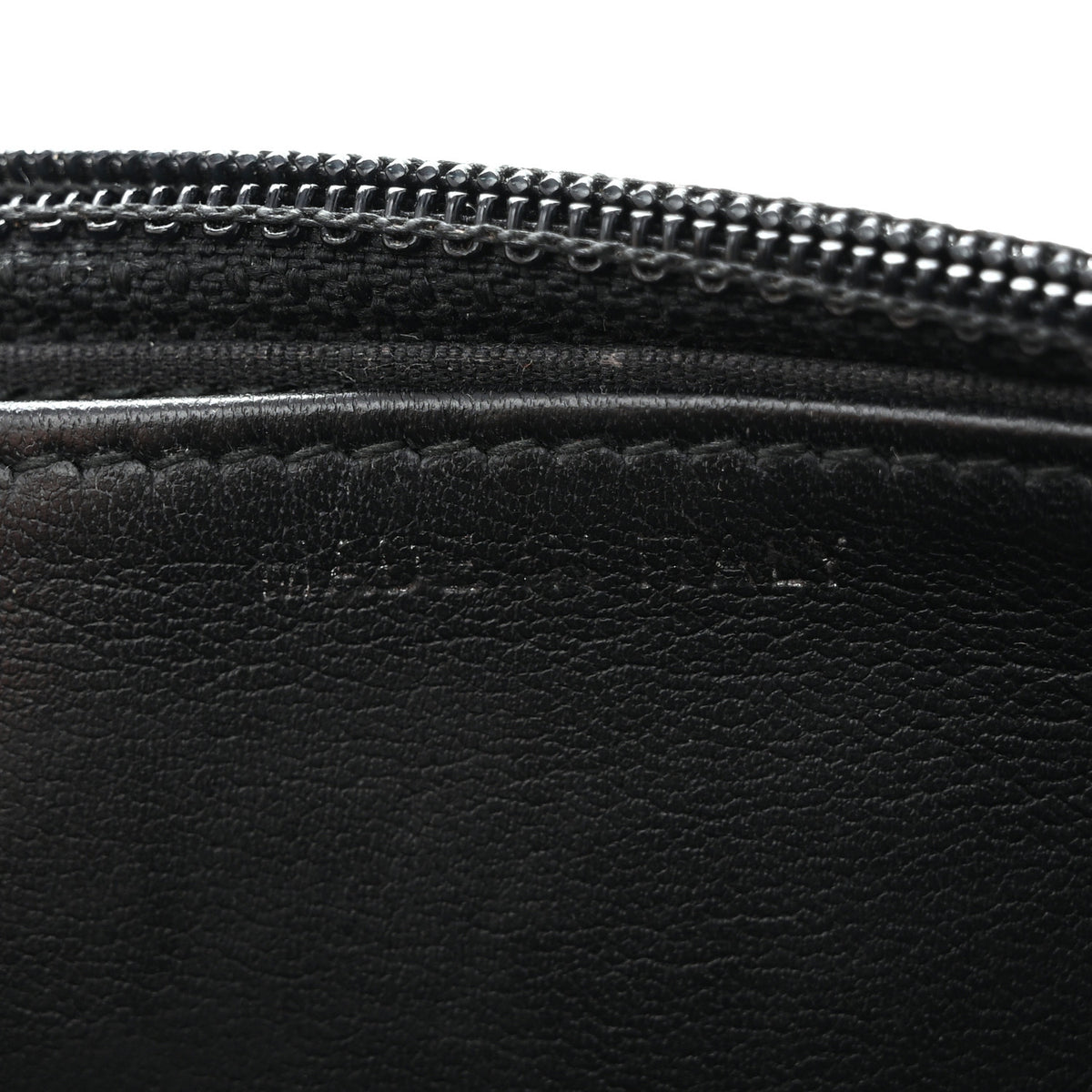 Chanel Calfskin Painted Chevron Embossed Boy Wallet On Chain WOC Black 7 of 16