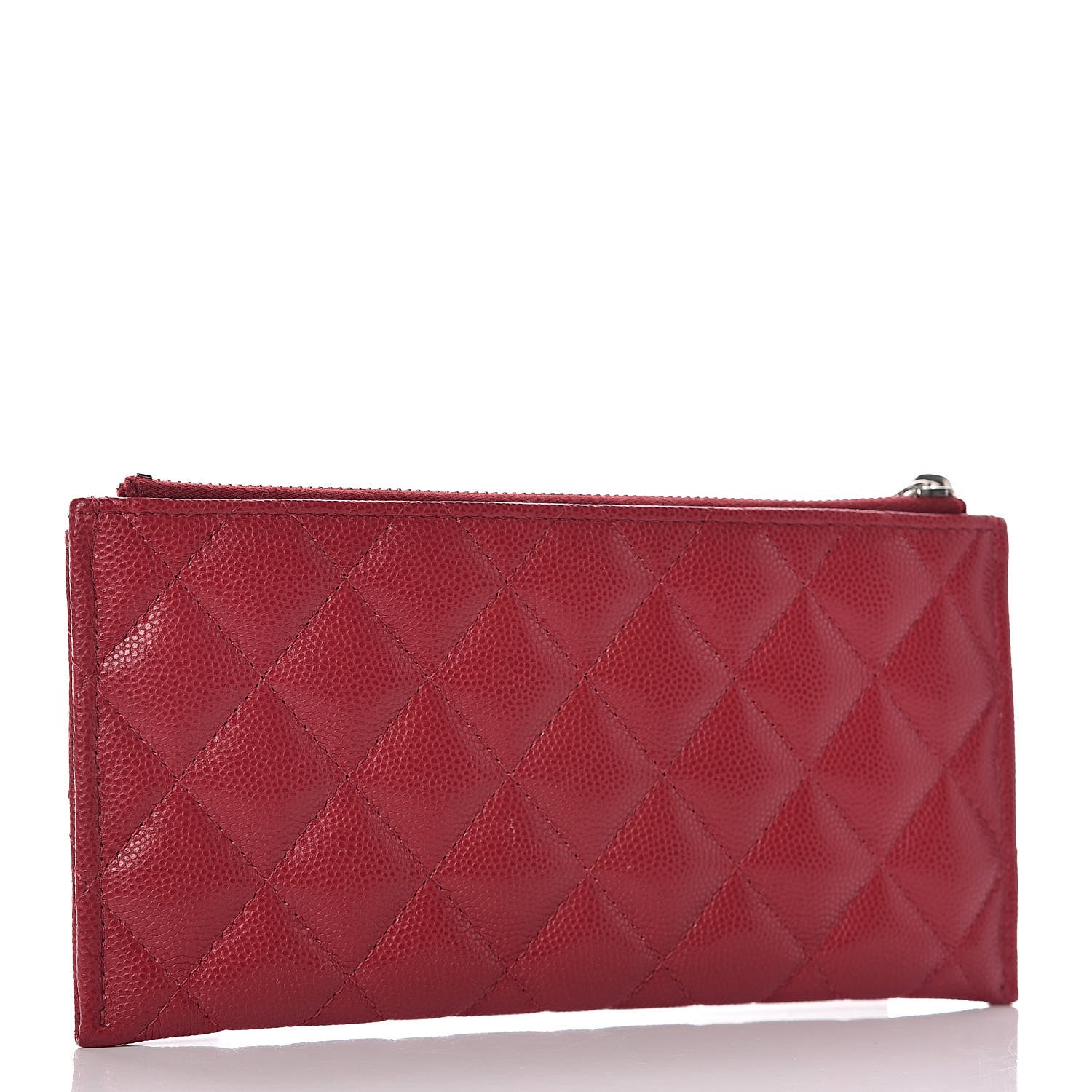Chanel Caviar Quilted Classic Zip Pouch Pink 3 of 10
