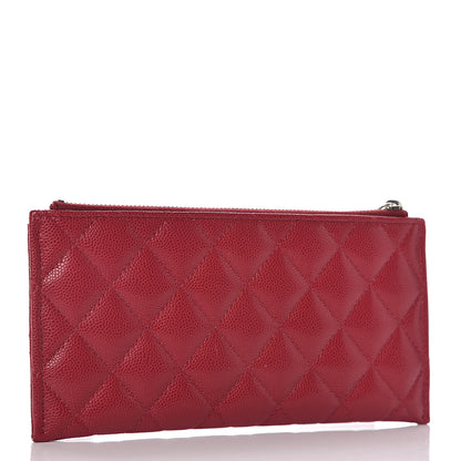 Chanel Caviar Quilted Classic Zip Pouch Pink 3 of 10