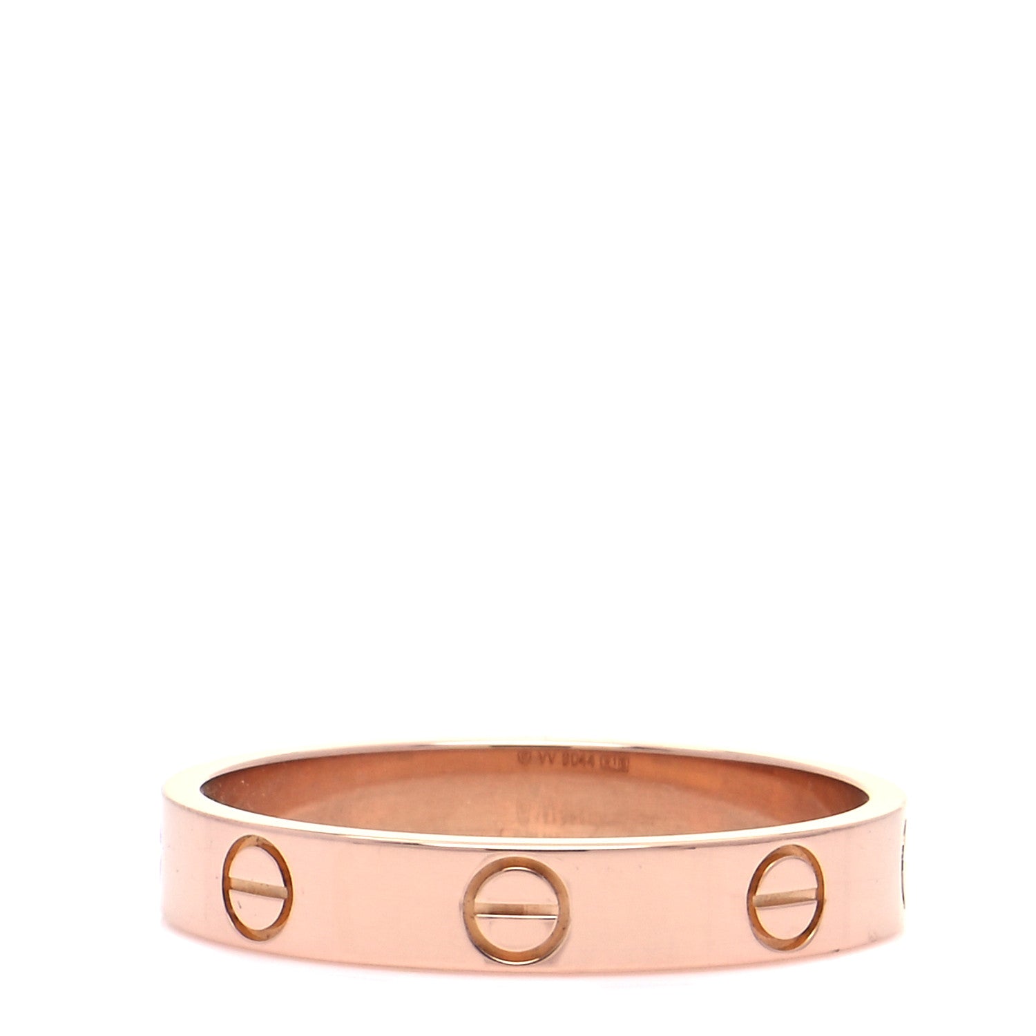 Cartier 18K Pink Gold 3.5mm LOVE Wedding Band Ring 57 8 7 of 13