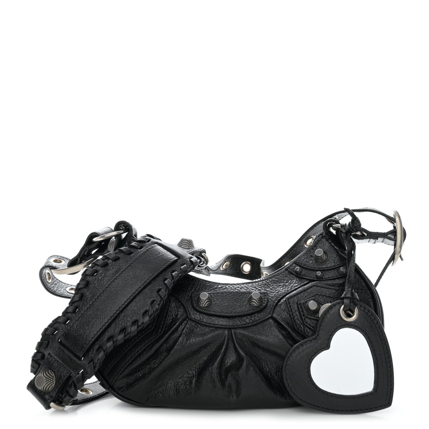 Balenciaga Agneau Arena Le Cagole Shoulder Bag XS Black 1 of 10