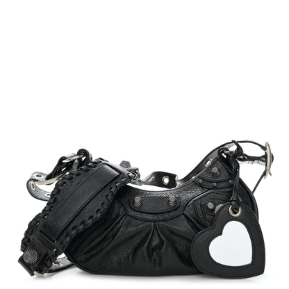Balenciaga Agneau Arena Le Cagole Shoulder Bag XS Black 1 of 10