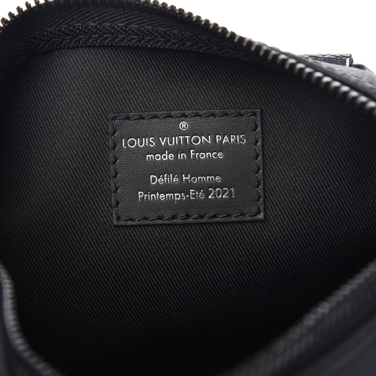 Louis Vuitton Calfskin Damier Distorted Keepall XS Black 5 of 9