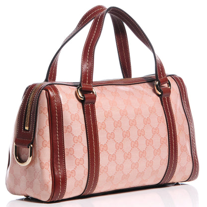 Gucci Crystal Monogram Medium Duchessa Boston Bag Pink 3 of 9