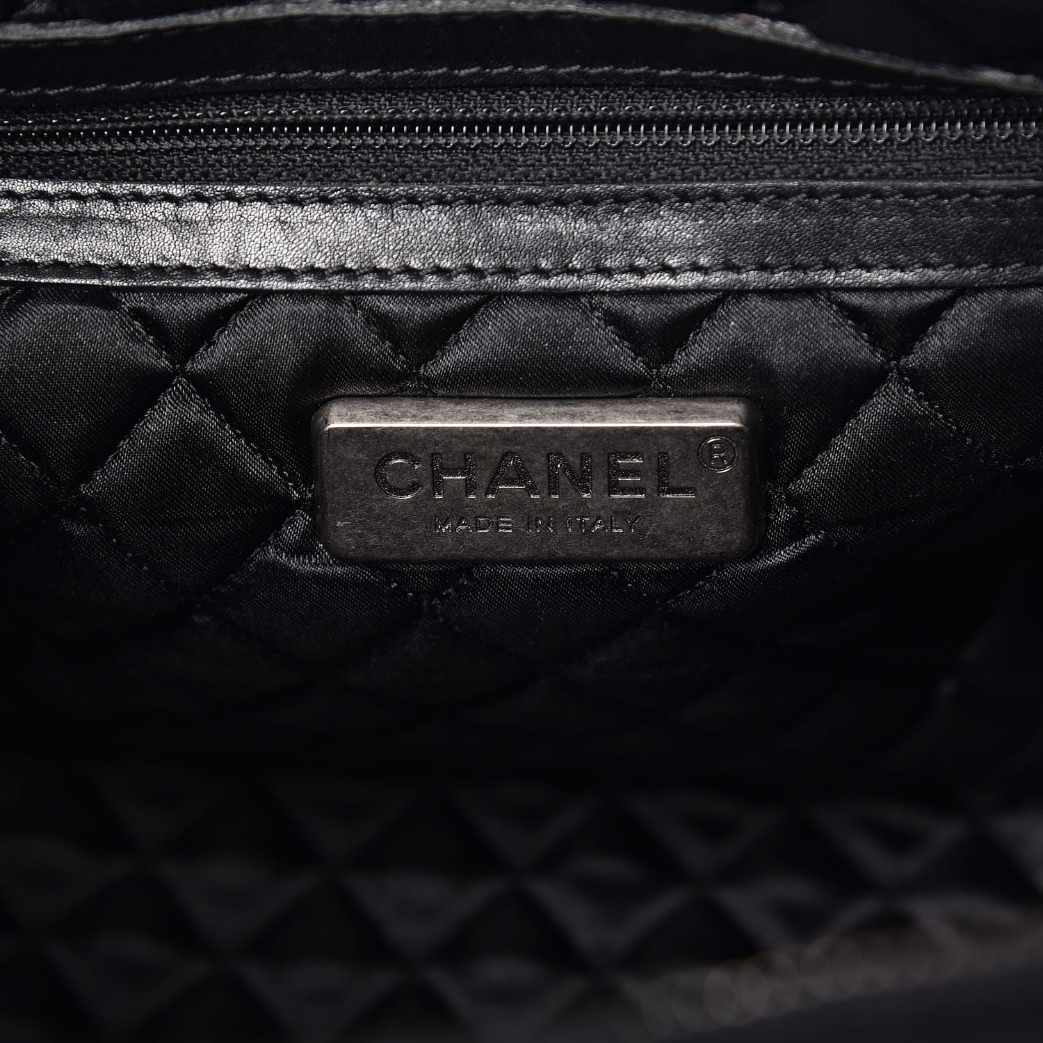 Chanel Calfskin CC Bowler Black 7 of 10