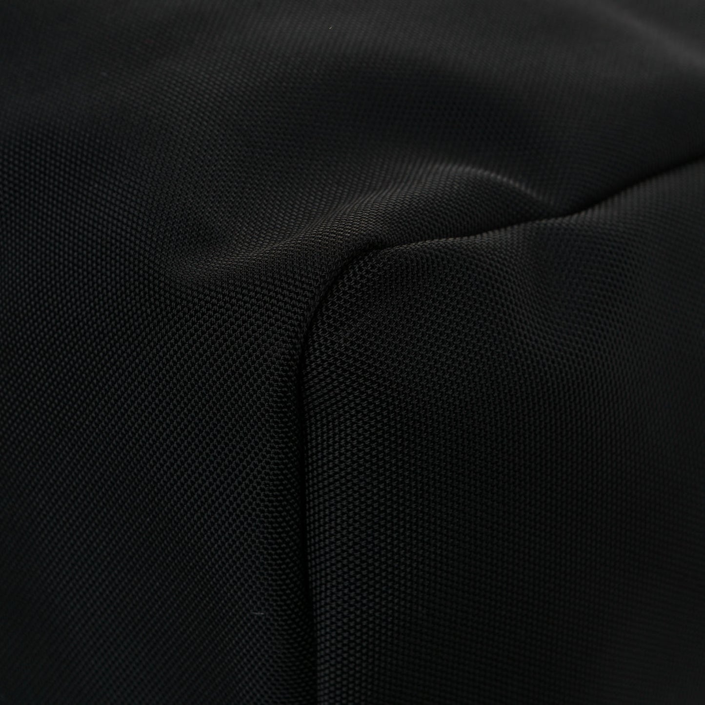 Techno Canvas Web Single Buckle Tote Black