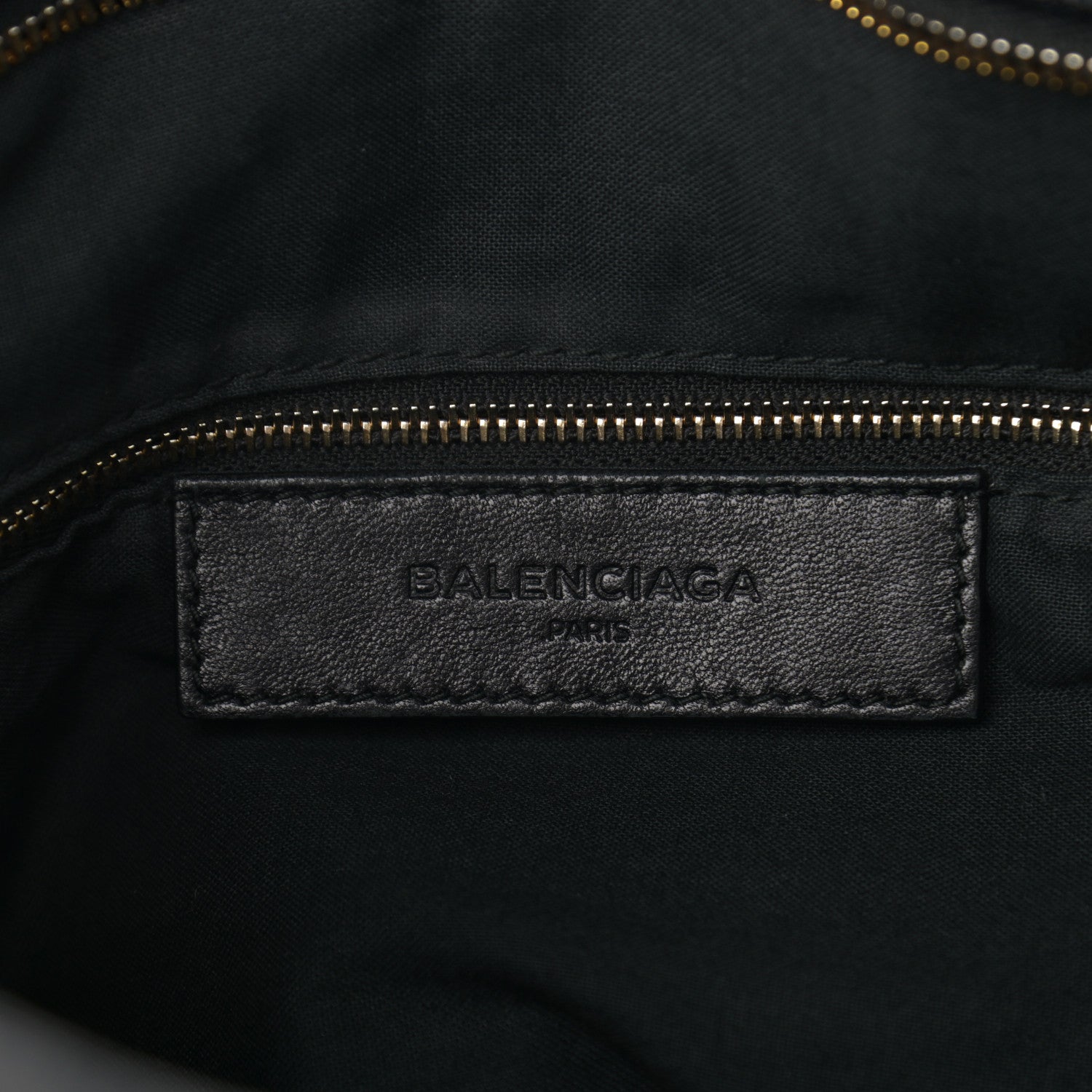 Balenciaga Chevre Gold Metallic Edge Hardware Velo Black 5 of 11