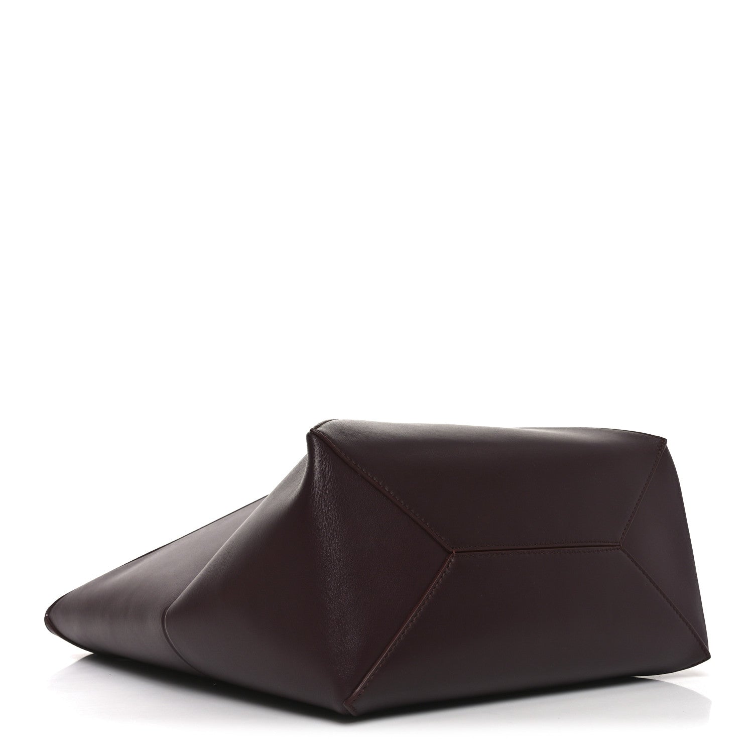Loewe Shiny Calfskin Medium Puzzle Fold Tote Dark Burgundy 3 of 9