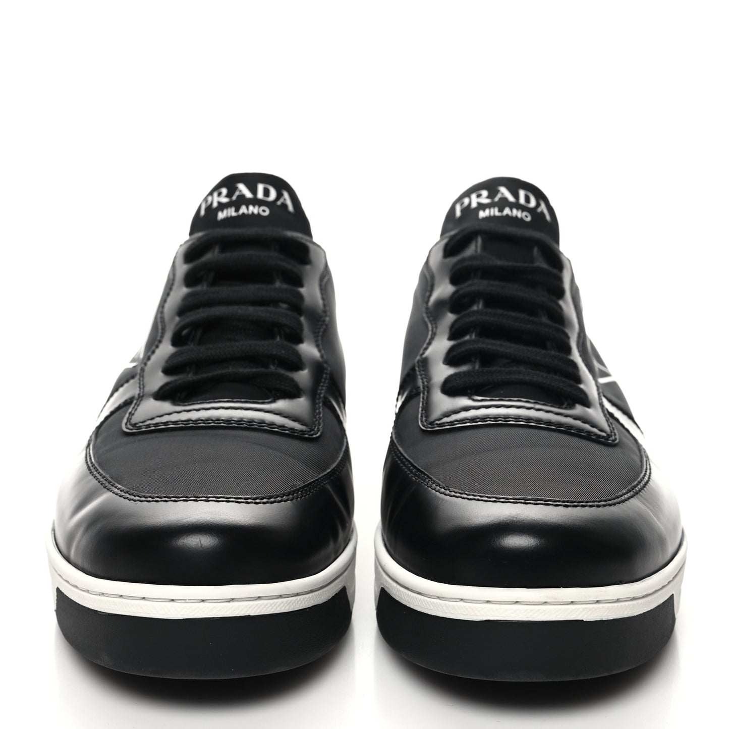 Spazzolato Rois Re-Nylon Triangle Logo Womens Low Top Sneakers 38.5 Black