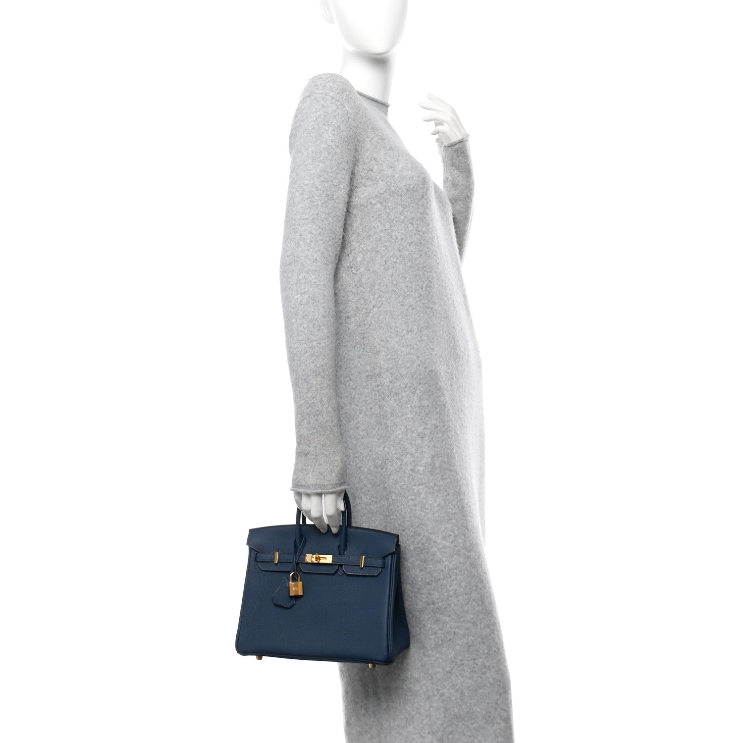 Hermes Togo Birkin 25 Bleu de Prusse 2 of 12