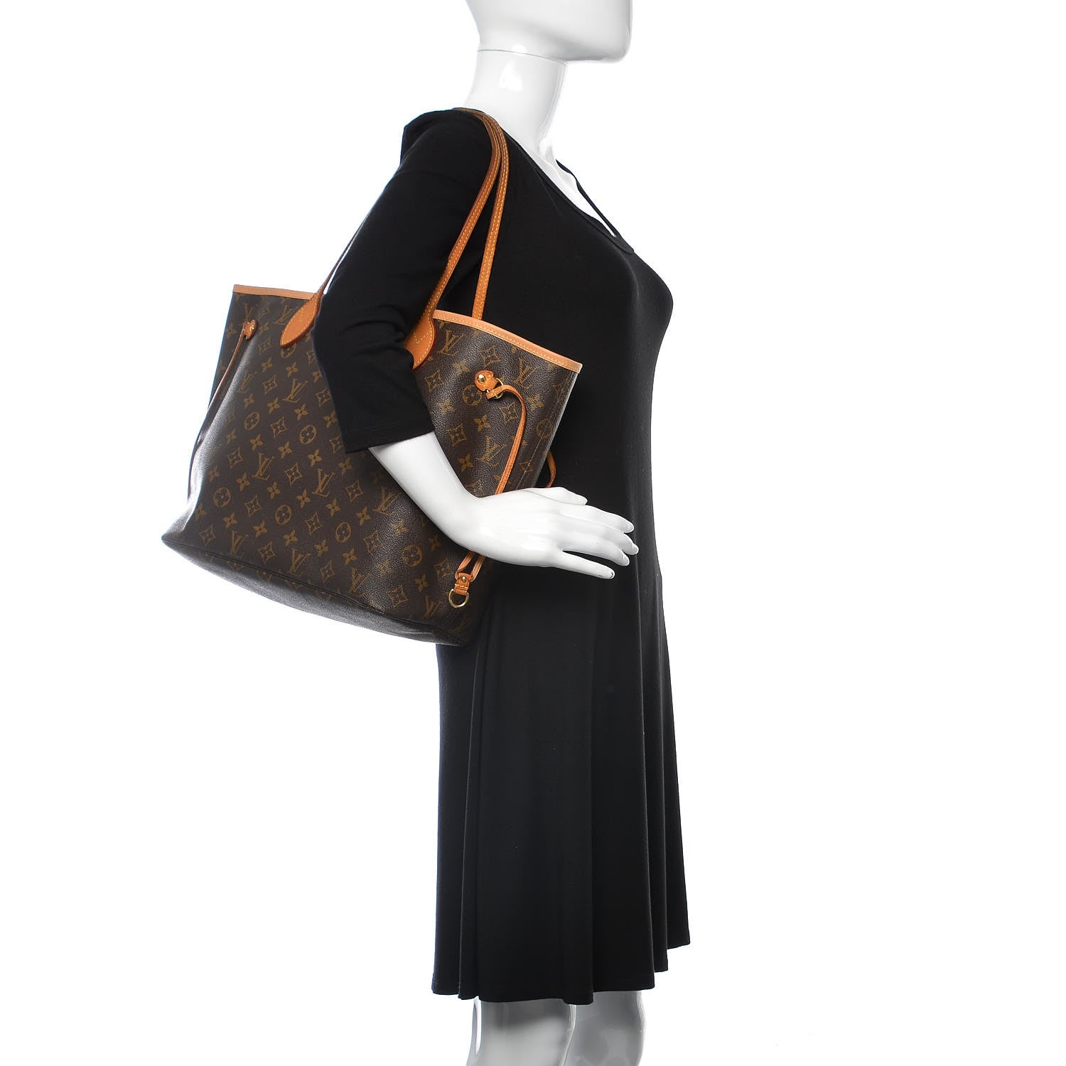 Louis Vuitton Monogram Neverfull MM 2 of 15
